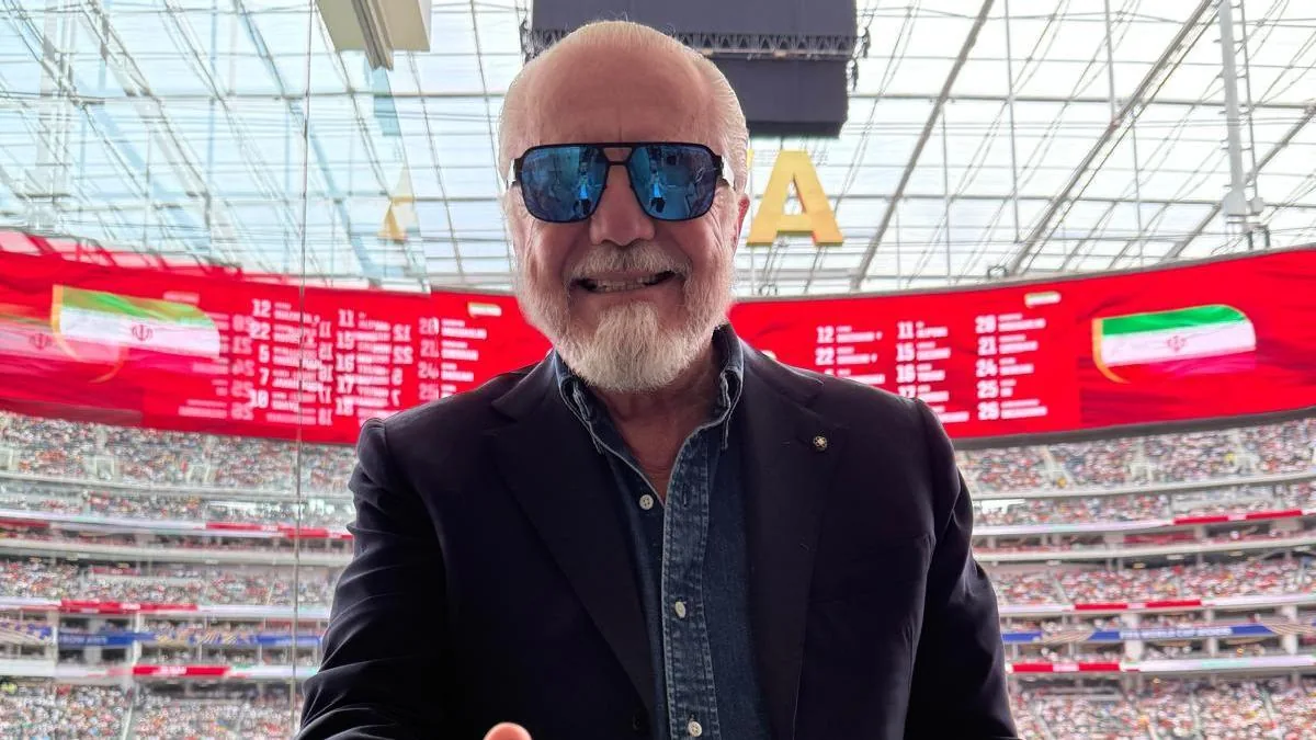 Napoli, De Laurentiis: "Di Allegri non si può parlare. Obiettivi? Fare meglio in Europa"