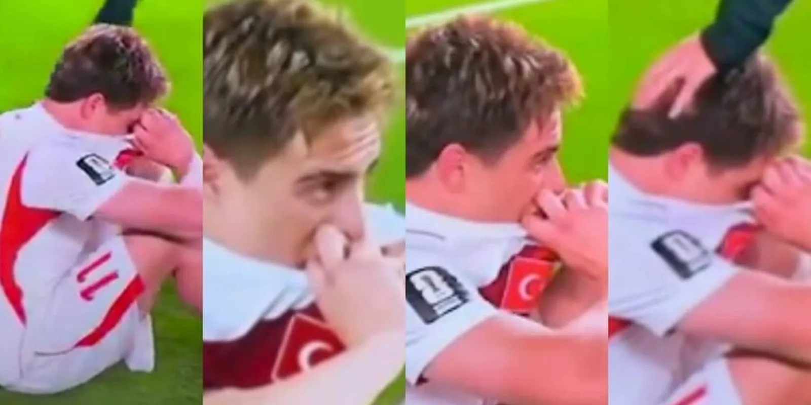Yildiz, lacrime Turchia per l'eliminazione al Mondiale: il 10 Juve sconsolato in mezzo al campo