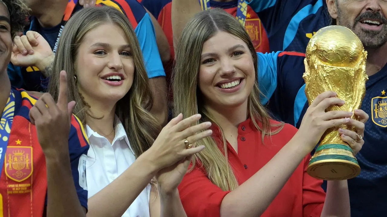 I festeggiamenti per la vittoria dei Mondiali, a Madrid