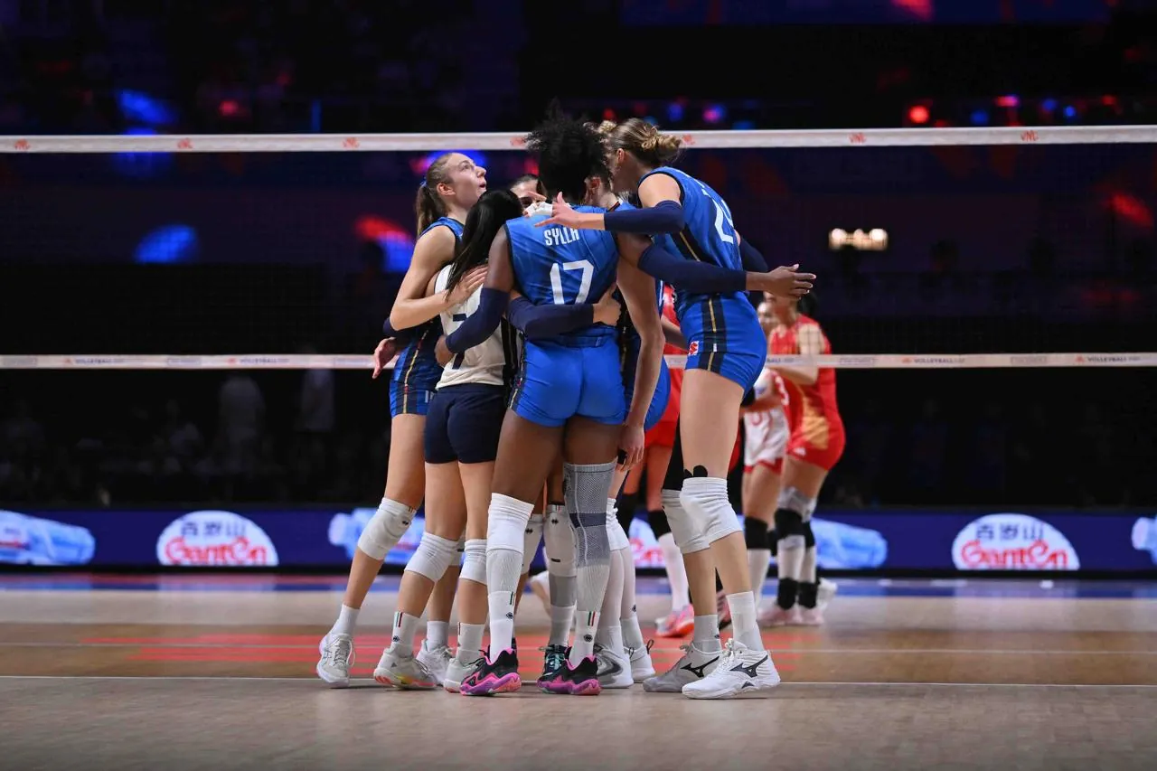 VNL Finals: è un’Italia da bronzo, battuta la Cina 3-1