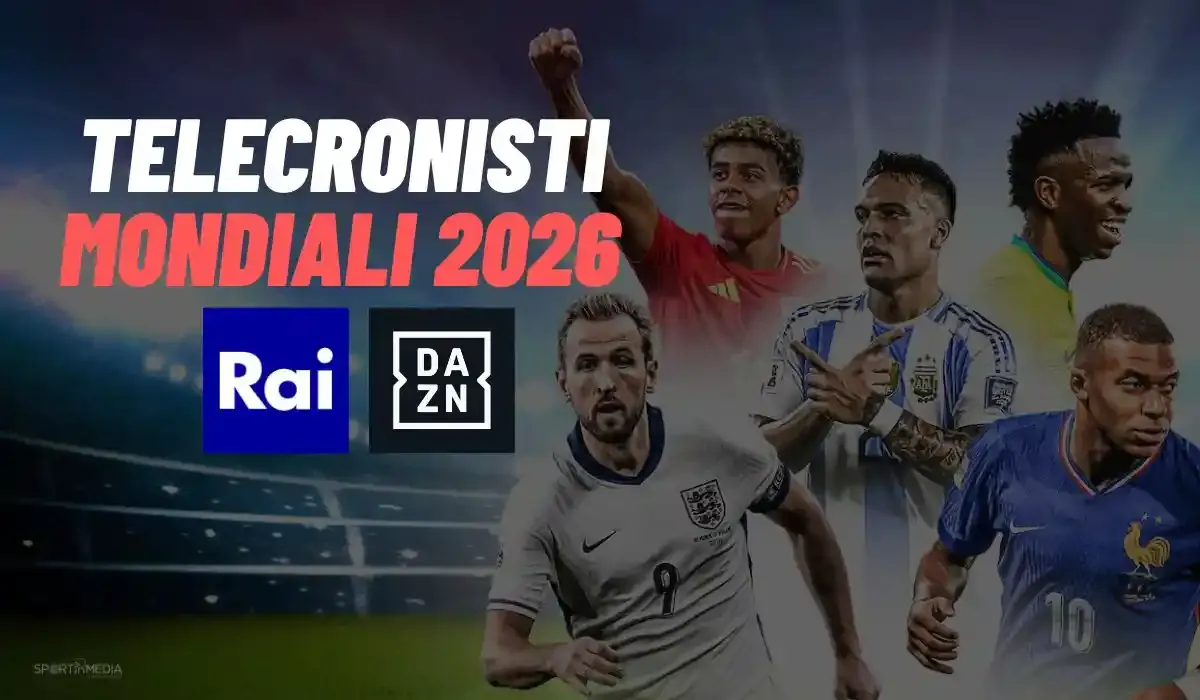 Teleconisti Rai e DAZN Mondiali 2026