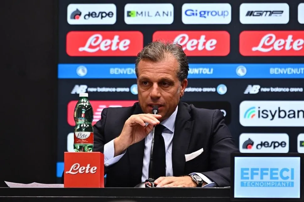 Atalanta, Giuntoli: «Carnesecchi resterà con noi. Fiduciosi per il rinnovo di Ederson»