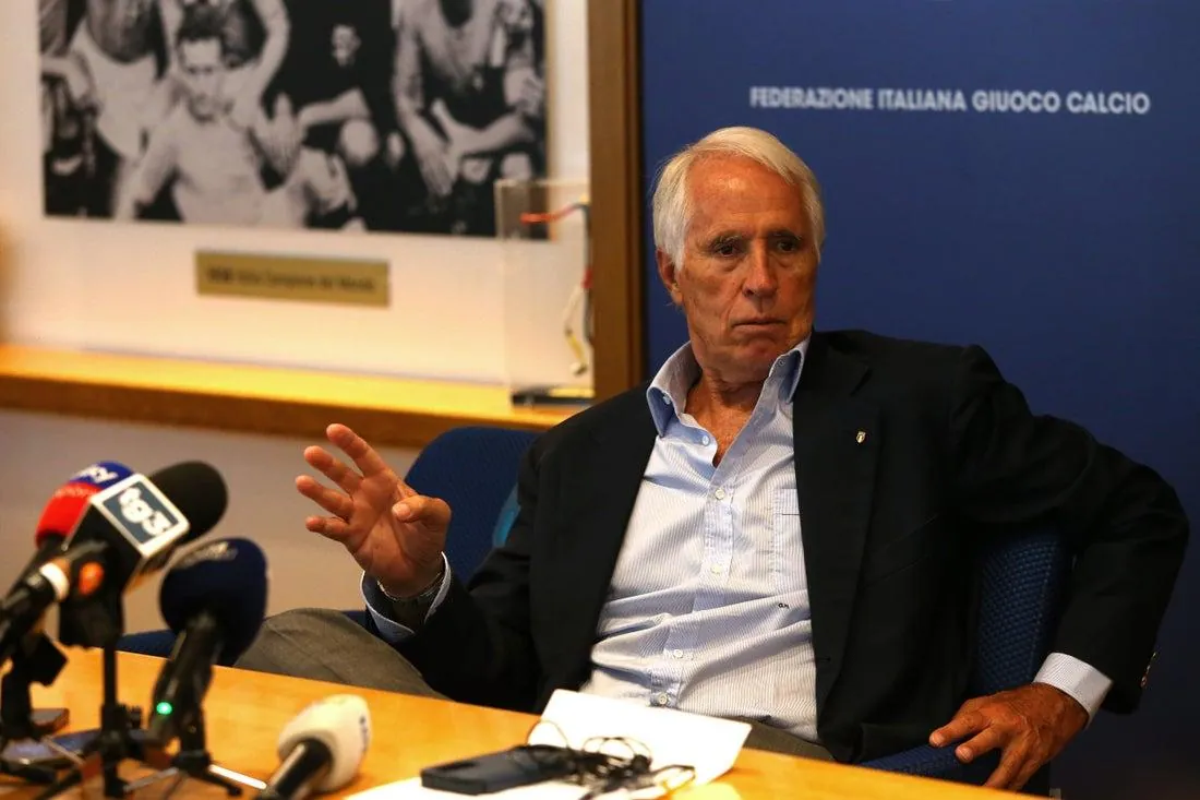 Giovanni Malagò risponde alle domande dei giornalisti in conferenza stampa